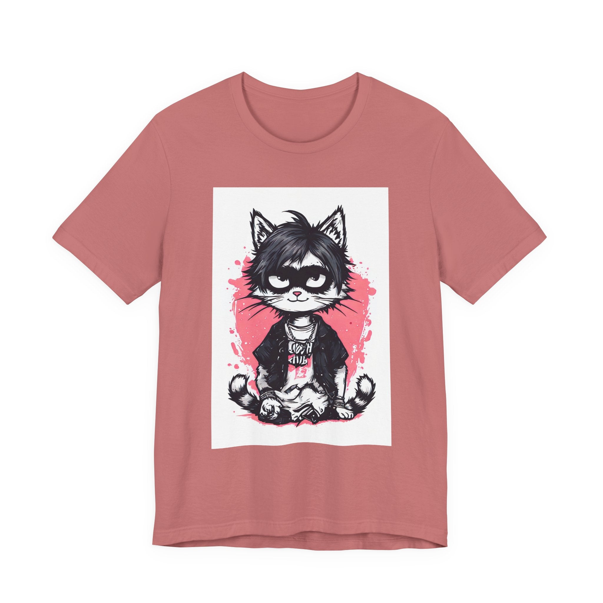 Cute Emo Raccoon T-Shirt — 'I Love You' Graphic Tee