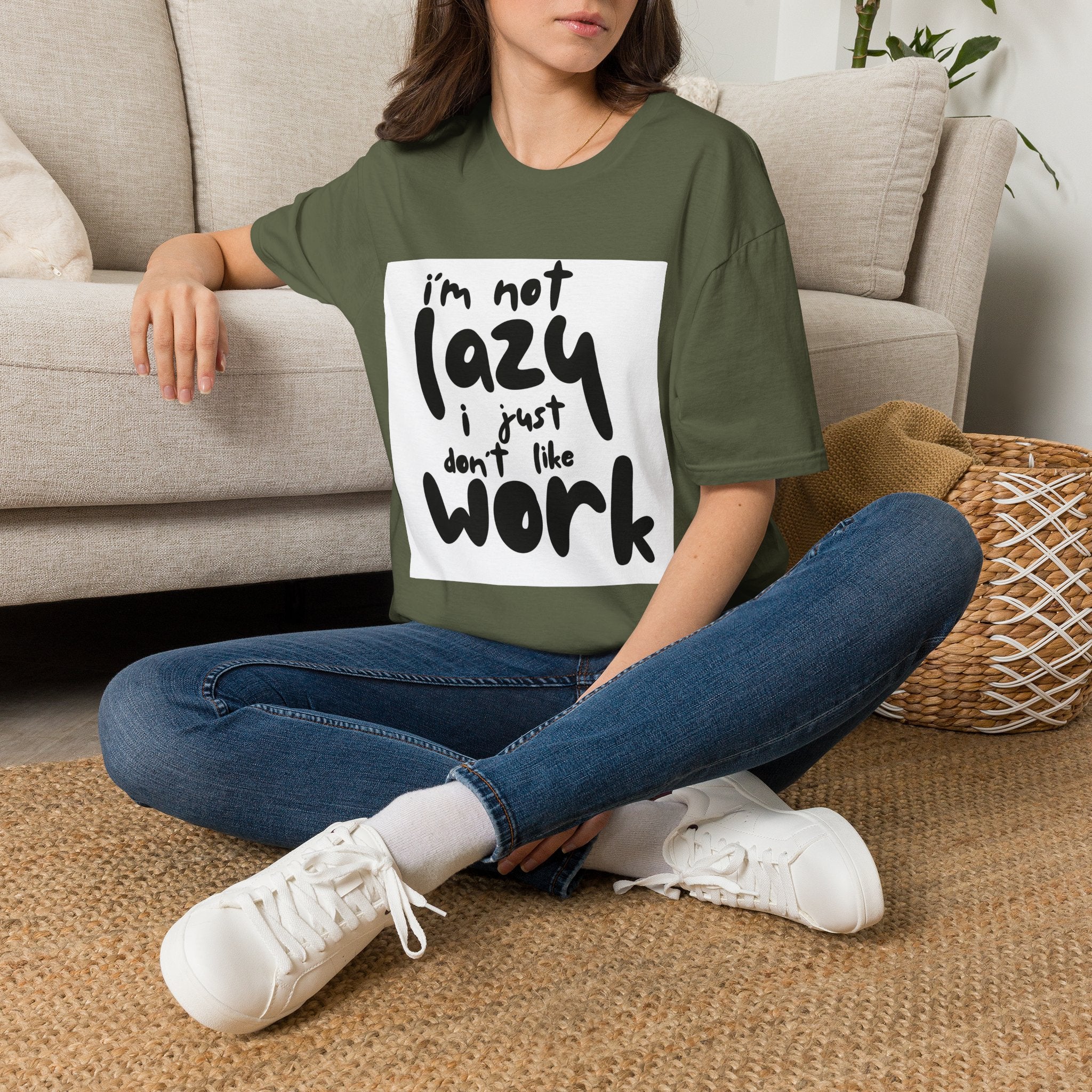 Funny "I'm Not Lazy I Just Don't Like Work" T-Shirt