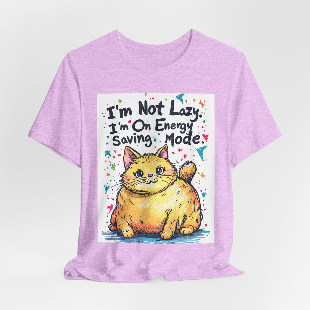 I'm Not Lazy, I'm On Energy Saving Mode Cat T-Shirt