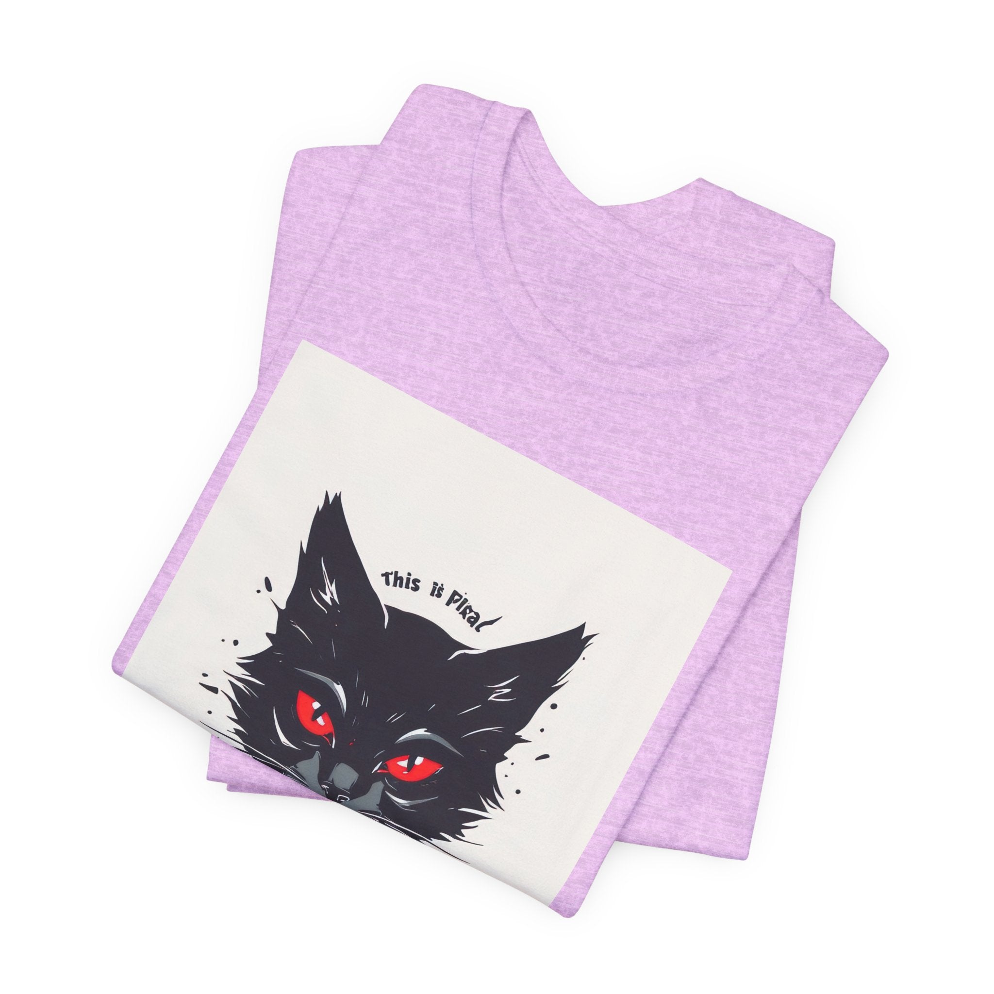 Sacrificial Cat Tee — Gothic Black Cat Graphic T‑Shirt ("Sacrificial")