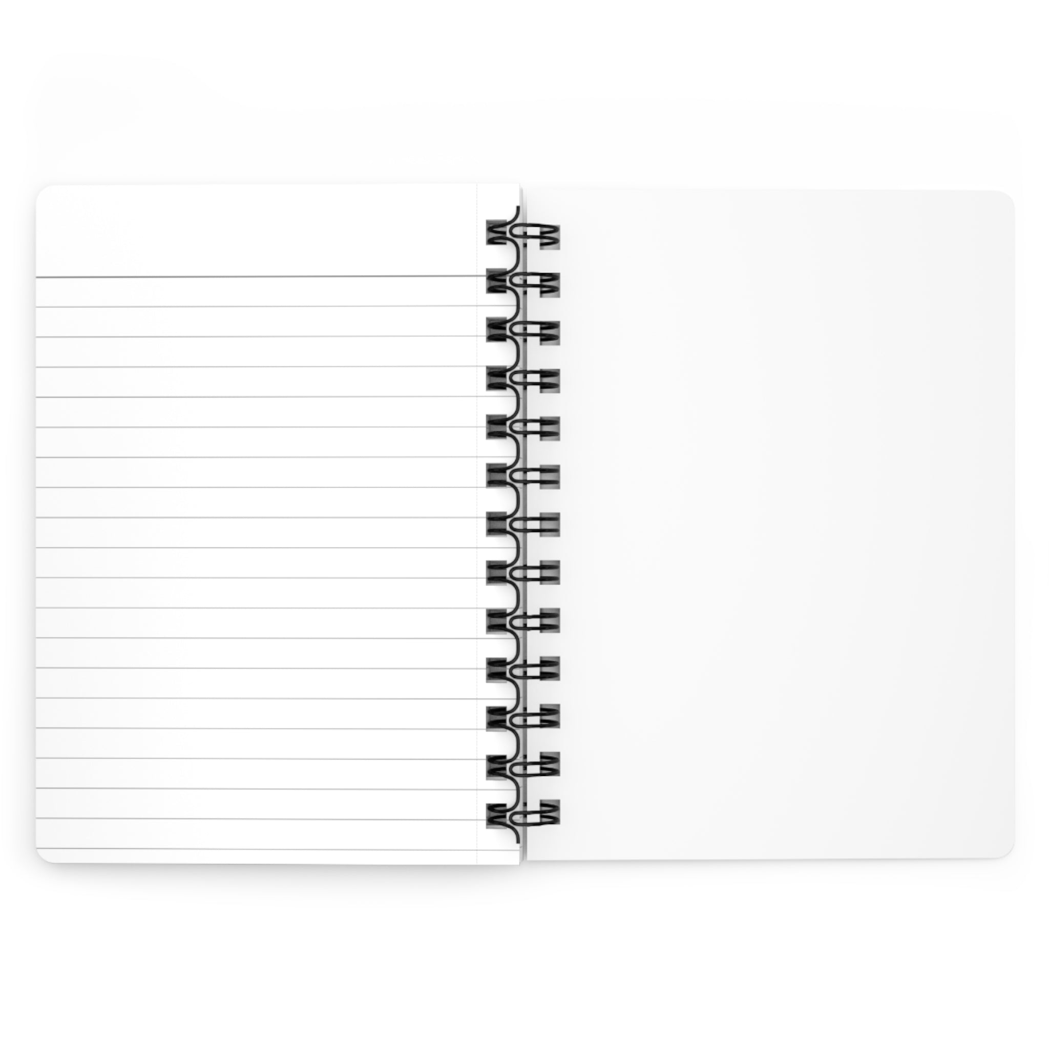Hairballs & Heavy Metal Spiral Notebook — Funny Rock Cat Journal for Music Lovers