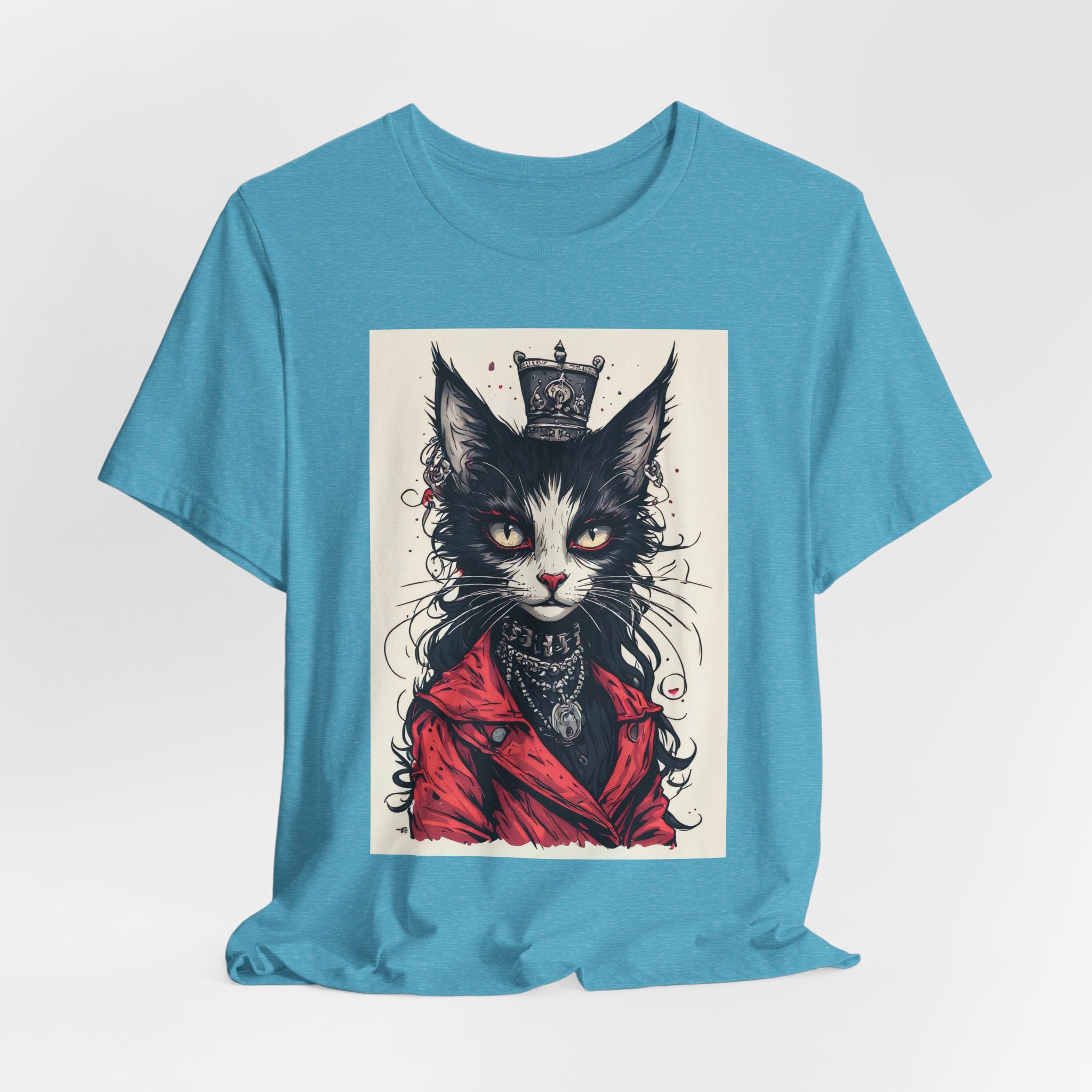 Cat King Portrait T-Shirt