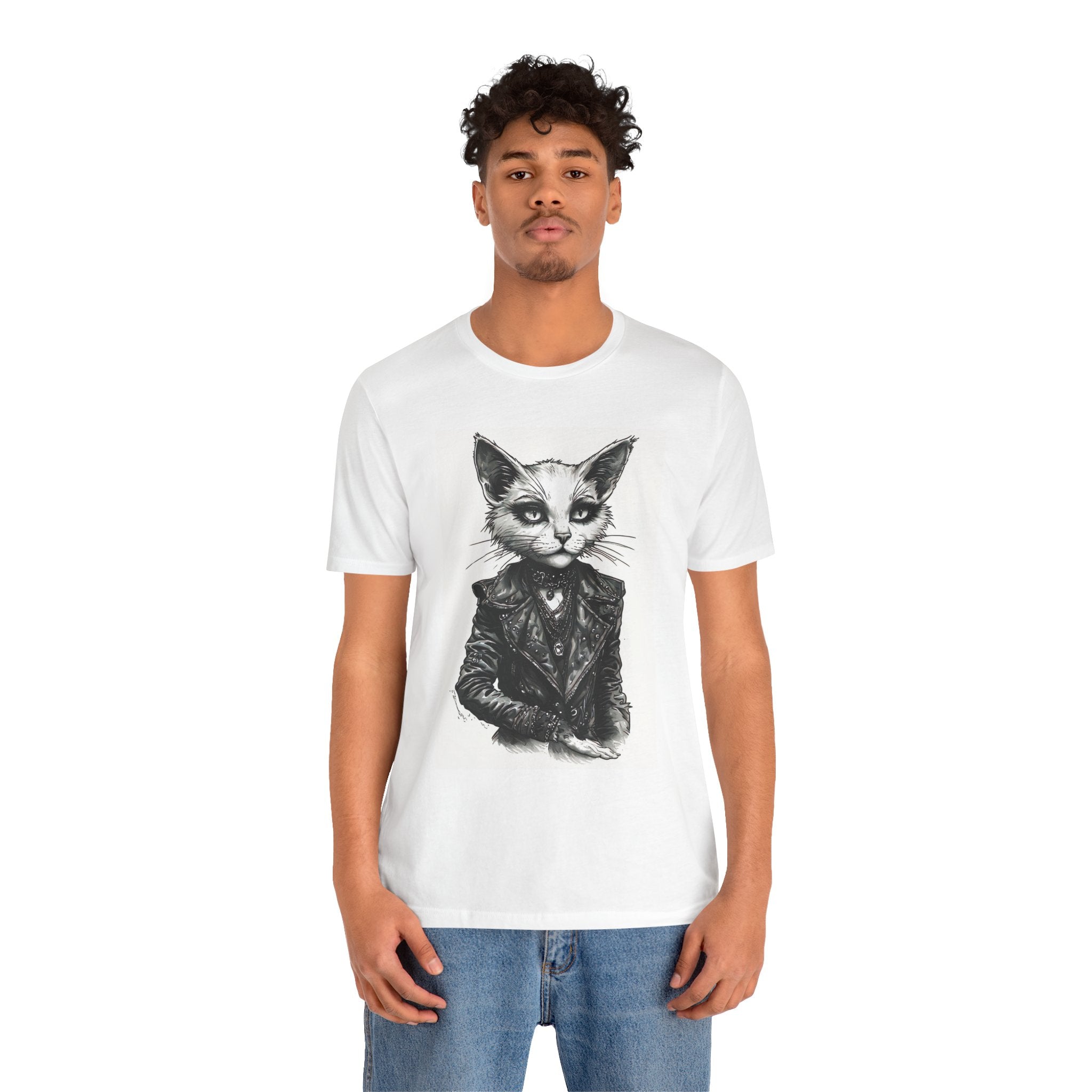 Vintage Victorian Cat Portrait T-Shirt