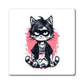 Grunge Punk Cat Magnet — Cute Emo Kitty Fridge Decor