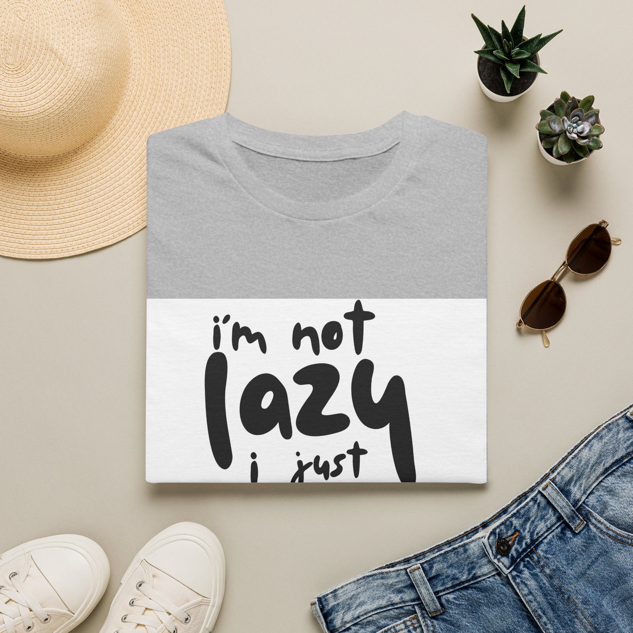 Funny "I'm Not Lazy I Just Don't Like Work" T-Shirt