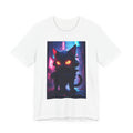 Cyberpunk Cat T‑Shirt — Neon Alley Kitten Graphic Tee