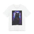 Black Cat Stained Glass T-Shirt