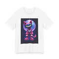 Retro Disco Cat Tee — Neon Cyberpunk Cat Graphic T-Shirt
