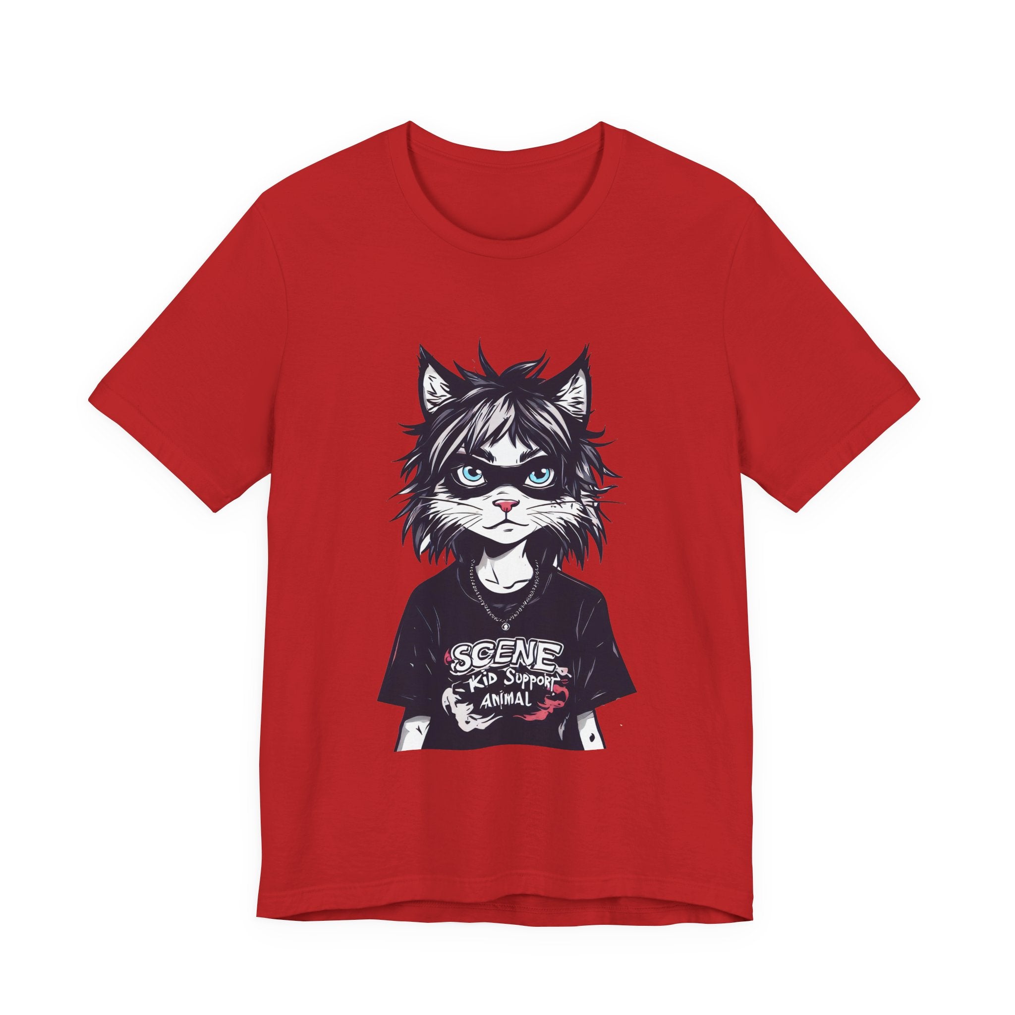 Scene Kid Cat T-Shirt — Emo Cat Graphic Tee