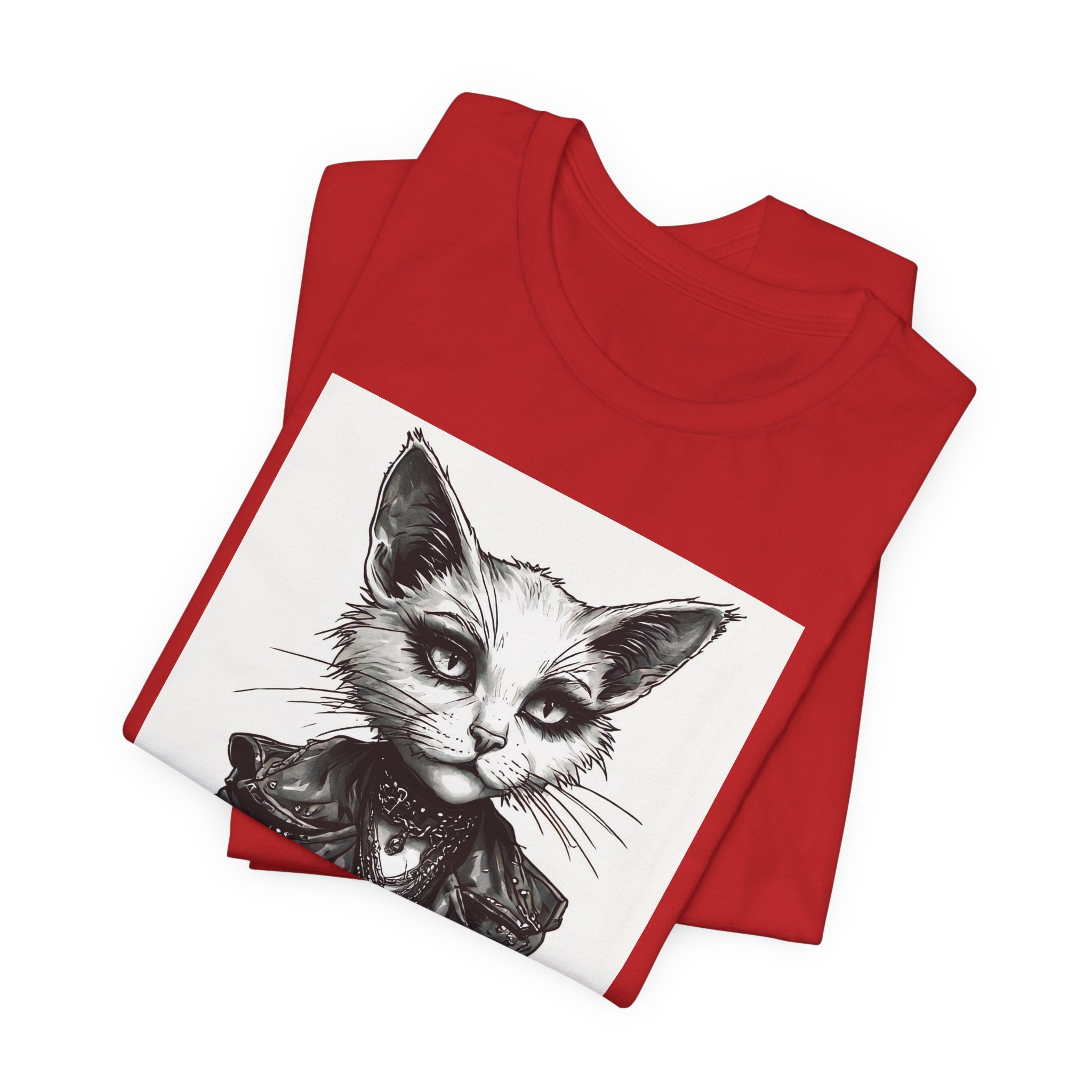 Vintage Victorian Cat Portrait T-Shirt