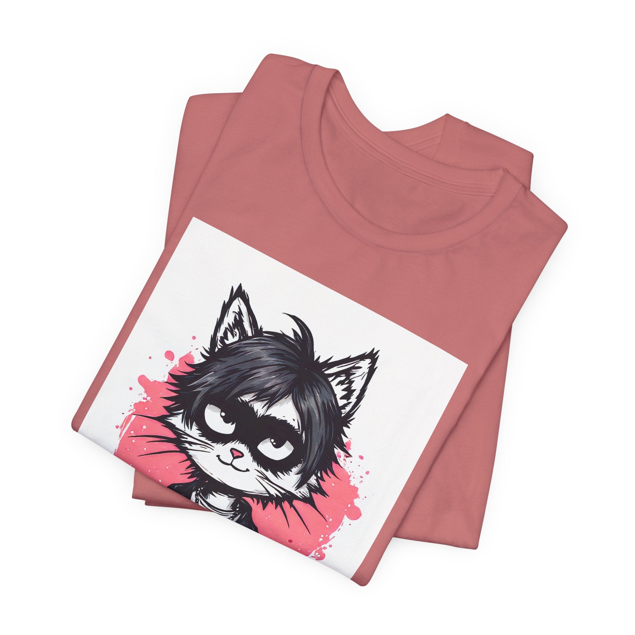 Cute Emo Raccoon T-Shirt — 'I Love You' Graphic Tee