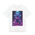 Cosmic Cat T‑Shirt — Neon Space Kitty Graphic Tee
