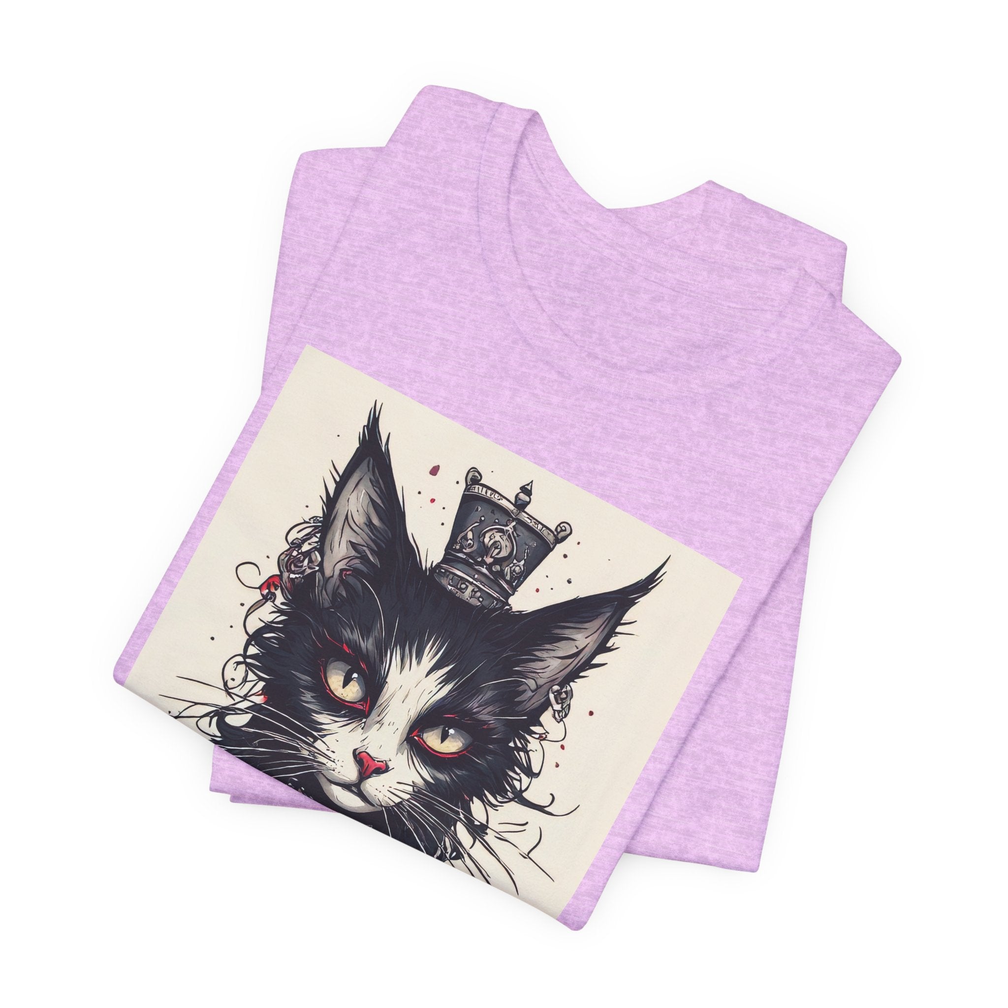 Cat King Portrait T-Shirt