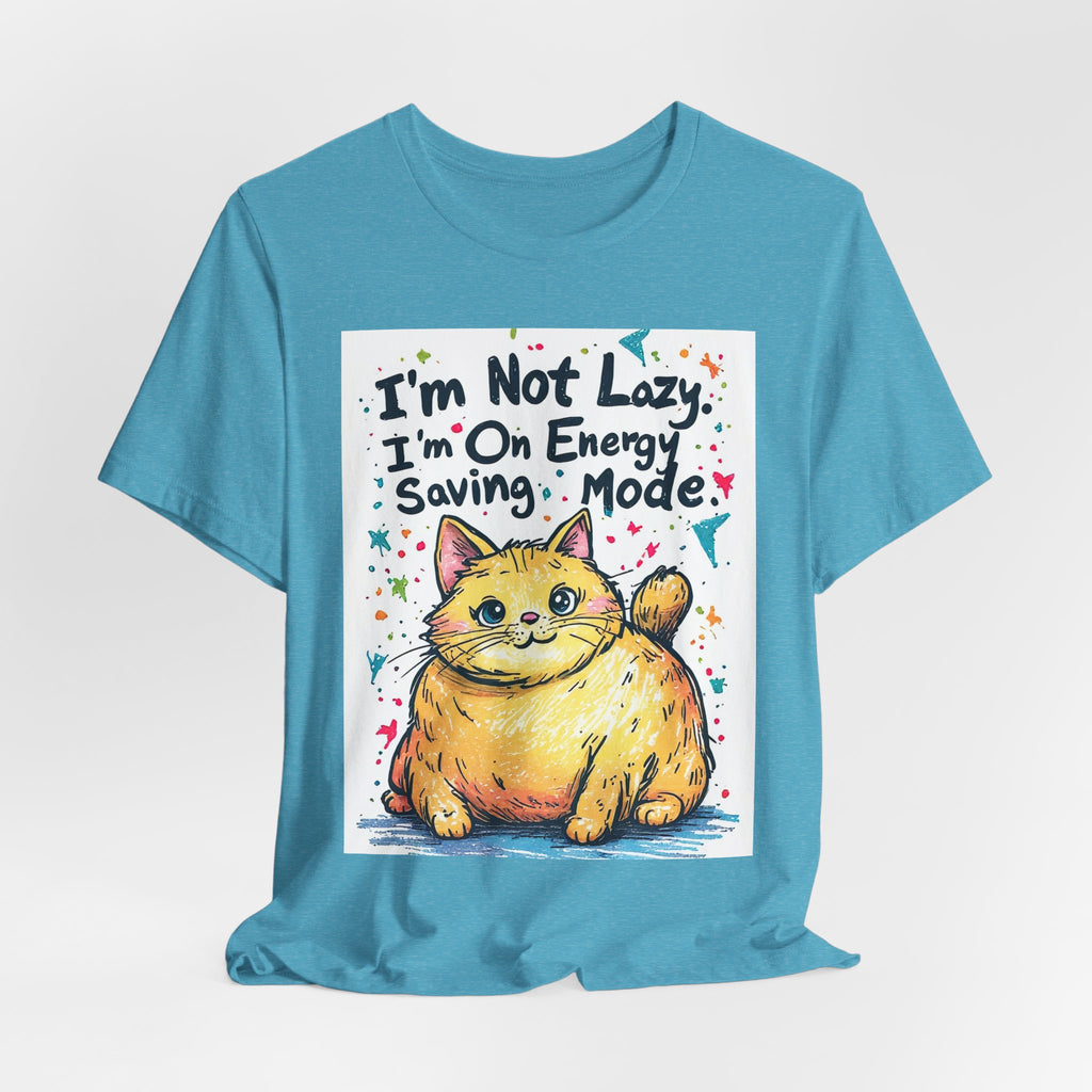 I'm Not Lazy, I'm On Energy Saving Mode Cat T-Shirt