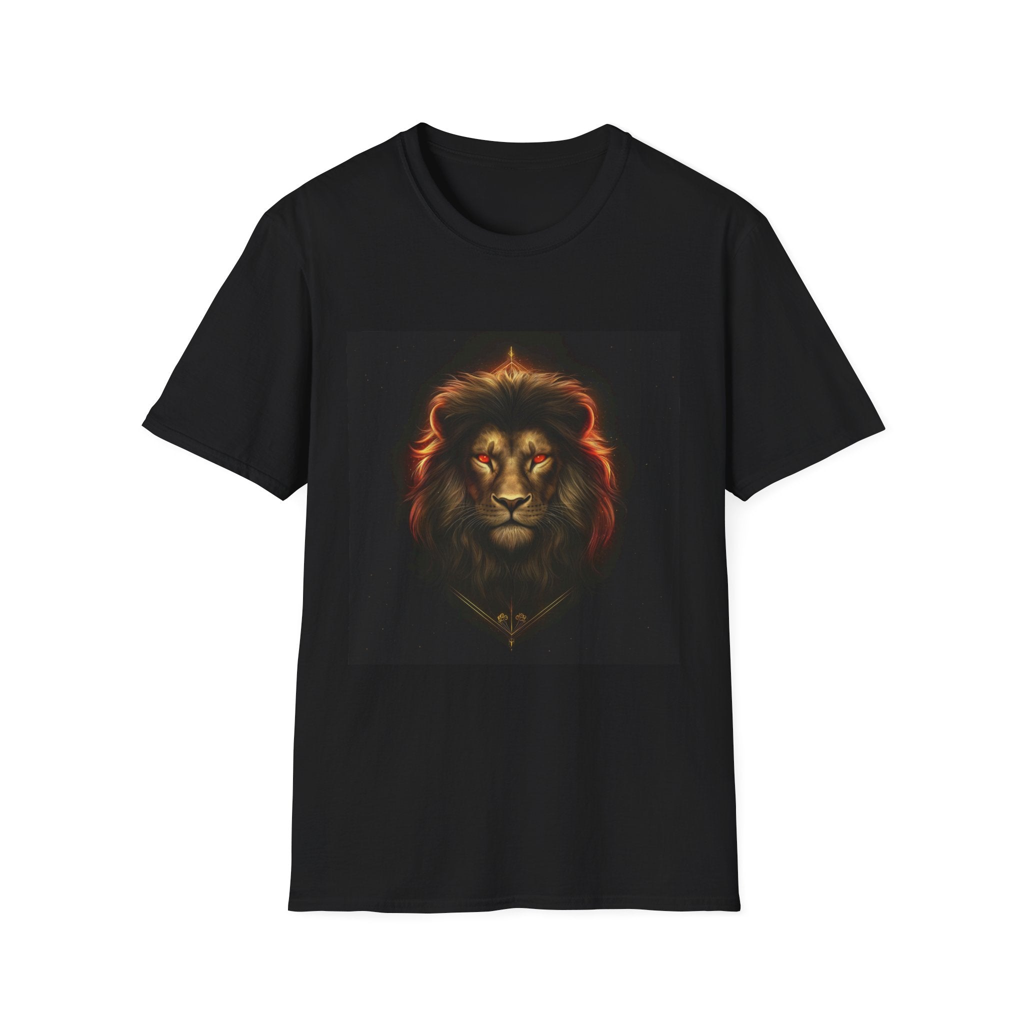 Lion Portrait T‑Shirt — Fiery Mane Graphic Tee