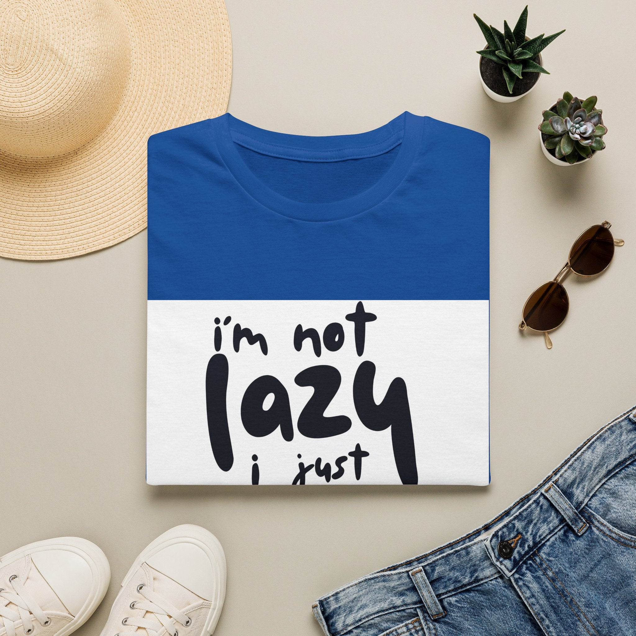 Funny "I'm Not Lazy I Just Don't Like Work" T-Shirt