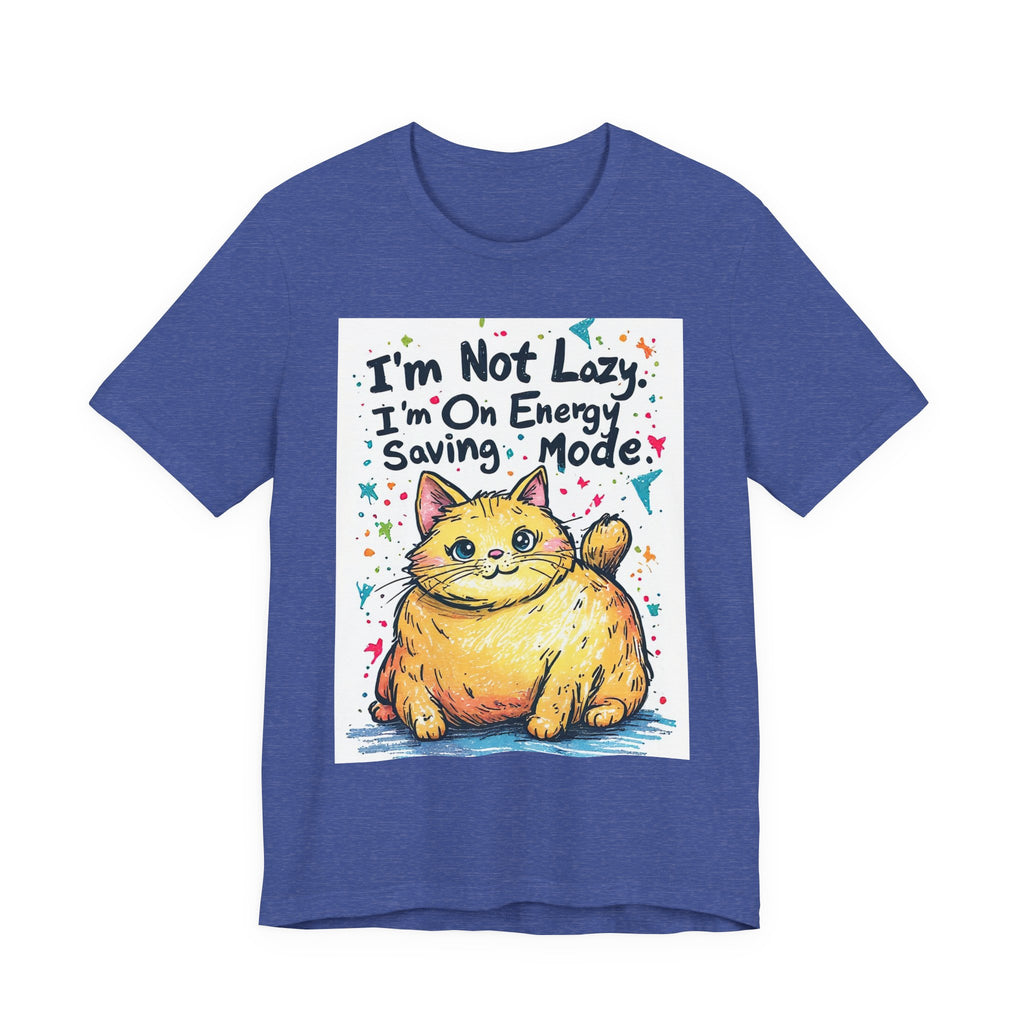 I'm Not Lazy, I'm On Energy Saving Mode Cat T-Shirt