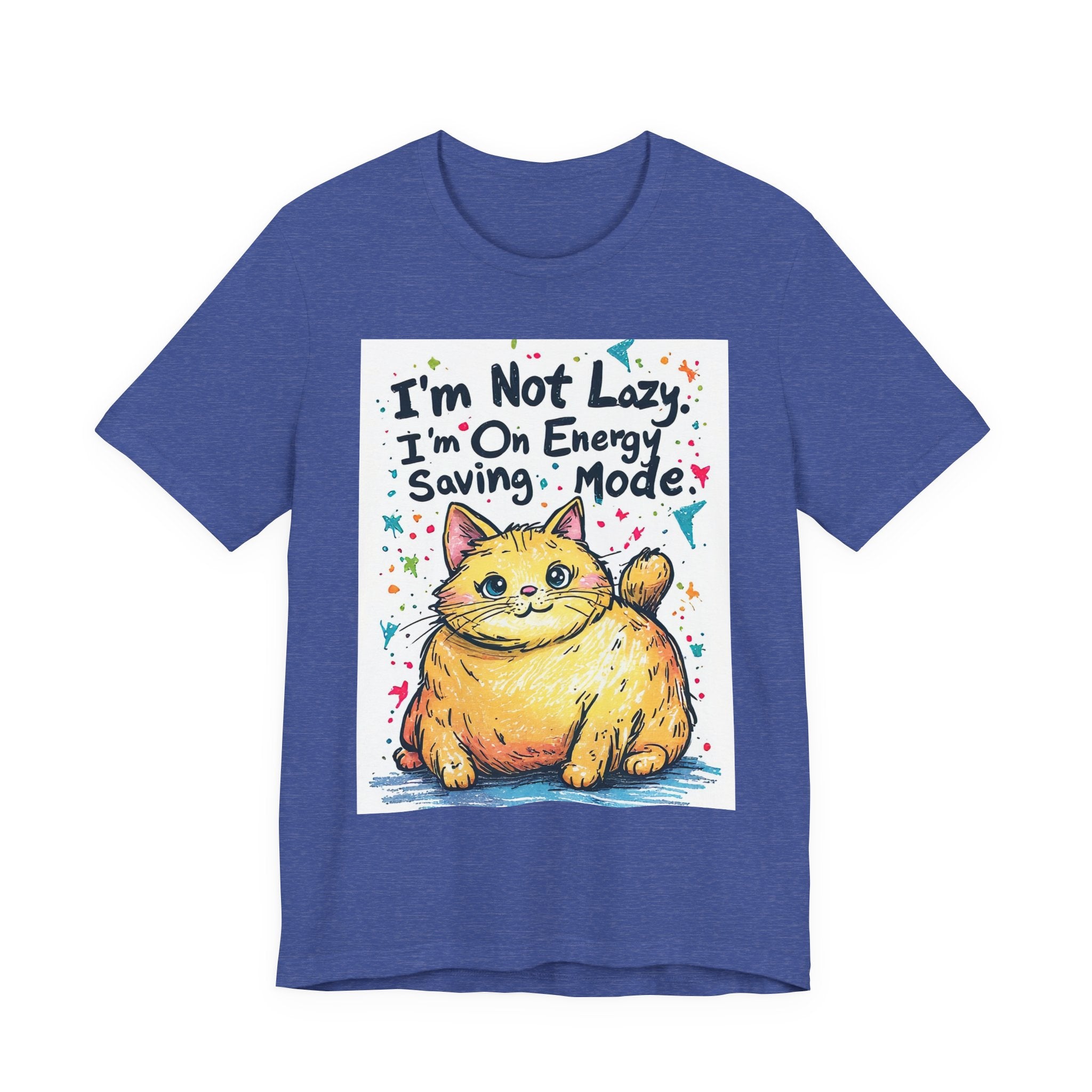 I'm Not Lazy, I'm On Energy Saving Mode Cat T-Shirt