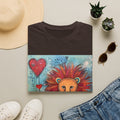 Lion Heart T-Shirt — Colorful Whimsical Lion Illustration Tee