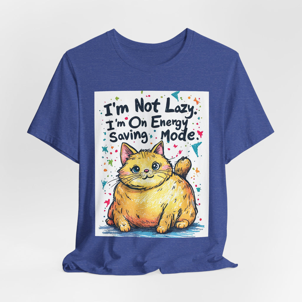 I'm Not Lazy, I'm On Energy Saving Mode Cat T-Shirt