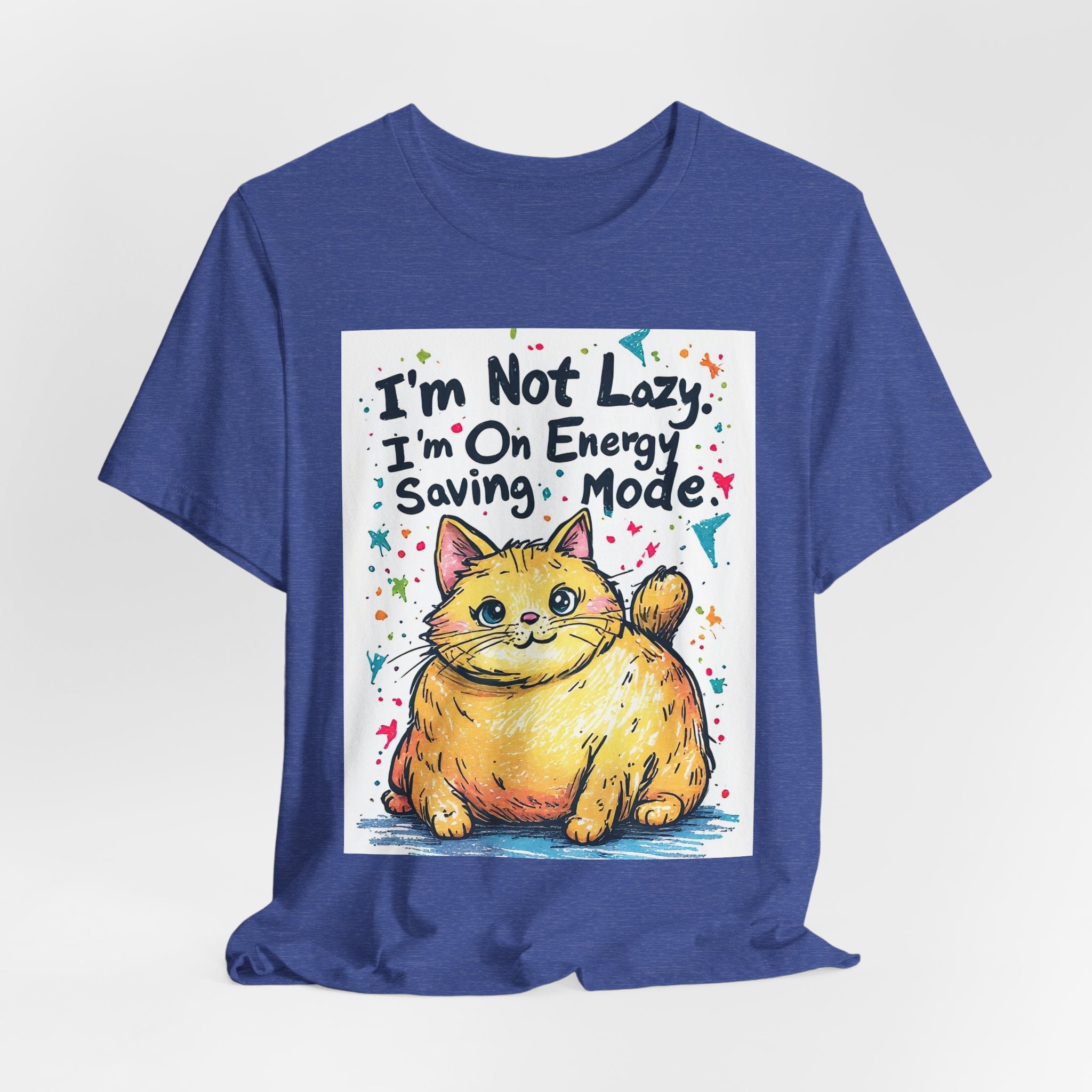 I'm Not Lazy, I'm On Energy Saving Mode Cat T-Shirt